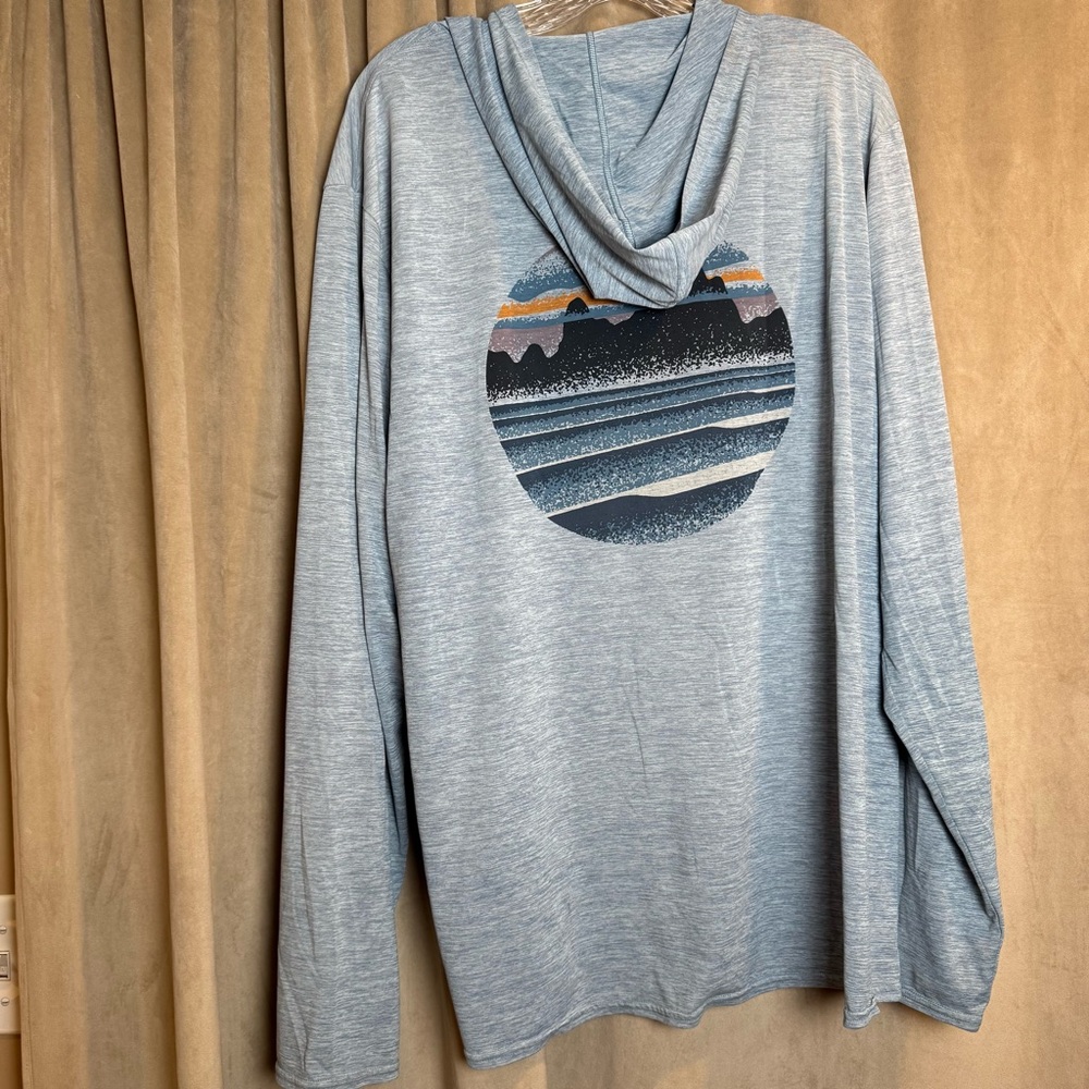 Patagonia Men's Capilene® Cool Daily Graphic Hoody Shirt XXL 2XL - Picture 8 of 9